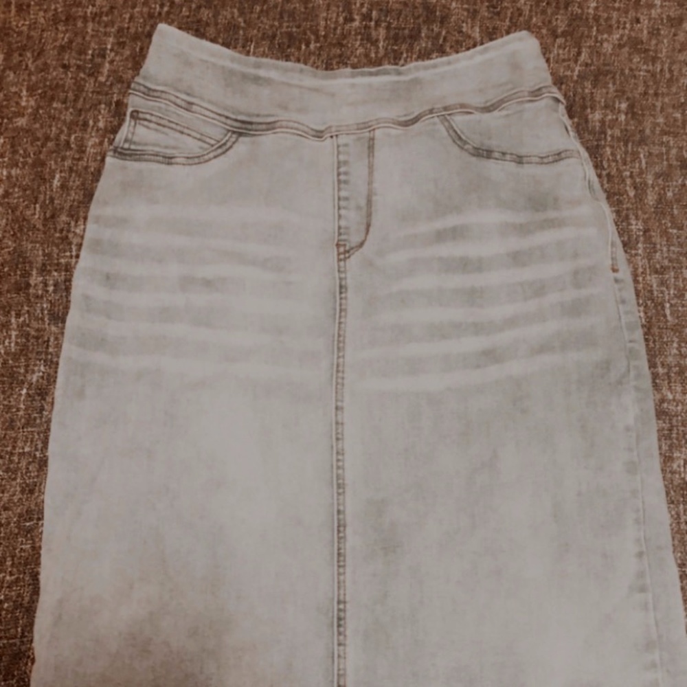 MSE Light Wash Denim Skirt